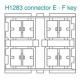 H1283, iMaXX, automotive blade type fuse holders, for normOTO H1283