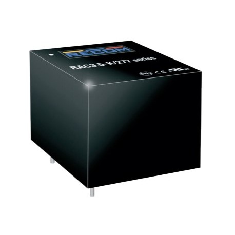 RAC3.5-15SK/277, Recom converter modules, 3,5W, on board type, RAC3.5-K/277 series