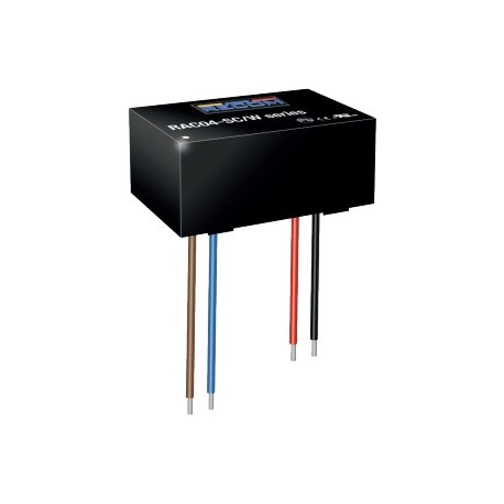 RAC04-05SC/W, Recom converter modules, 4W, with a stranded wire connection, RAC04-C/W series