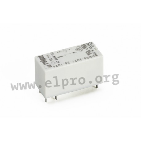 RM85-2021-35-1012, Relpol PCB relays, 16A, SPST, RM85 series