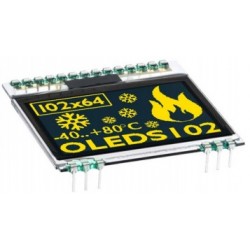 EAOLEDS102-6LGA, OLED, 102x64