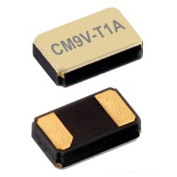 CM9V-T1A 32.768-12.5-20-TAQC, Micro Crystal tuning fork crystals, SMD ceramic housing, 1,6x1x0,5mm, CM9V-T1A series