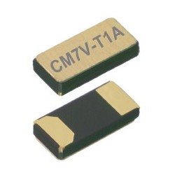 CM7V-T1A 32.768-7-10-TAQC, Micro Crystal tuning fork crystals, SMD ceramic housing, 1,5x3,2x0,65mm, CM7V-T1A series