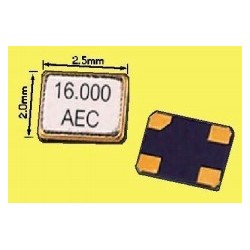 SX2520-16M-AF-10/10-150R-9P, Abundance crystal resonators, SMD housing, with load capacitance, SX2520 series