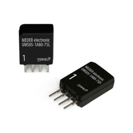 UMS05-1A80-75D, Standex Meder reed relays, SIL housing, 3A, UMS series