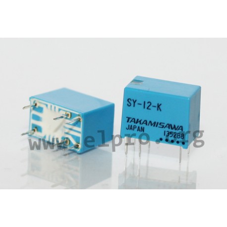 SY-5W-K, Fujitsu/Takamisawa PCB relays, 1A, 1 changeover contact, SY series