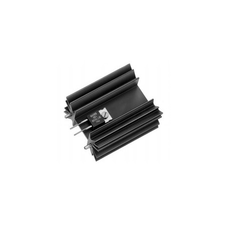 SK 129 50,8 STS, Fischer extruded heatsinks, with soldering pins for PCB mounting, SK129, SK145 and SK409 series