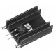 SK 145 25 STS 220, Fischer extruded heatsinks, with soldering pins for PCB mounting, SK129, SK145 and SK409 series SK 145 25 STS 220
