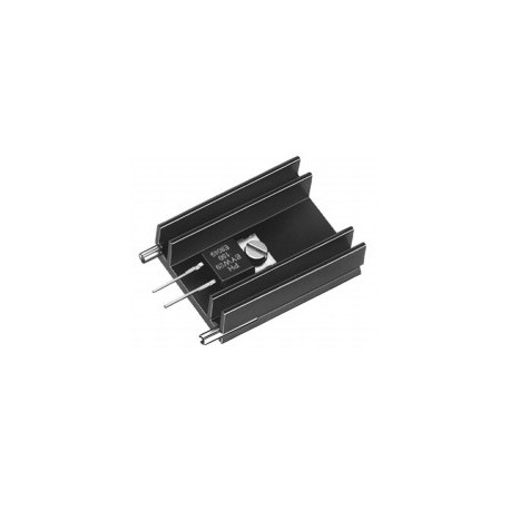 SK 145 25 STS 220, Fischer extruded heatsinks, with soldering pins for PCB mounting, SK129, SK145 and SK409 series