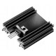 SK 409 25,4 STC, Fischer extruded heatsinks, with soldering pins for PCB mounting, SK129, SK145 and SK409 series SK 409 25,4 STC