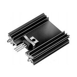 SK 409 25,4 STC, Fischer extruded heatsinks, with soldering pins for PCB mounting, SK129, SK145 and SK409 series