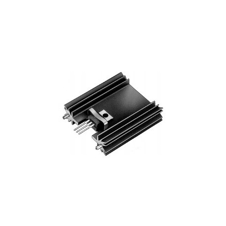 SK 409 25,4 STC, Fischer extruded heatsinks, with soldering pins for PCB mounting, SK129, SK145 and SK409 series