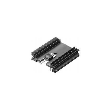SK 409 25,4 STS, Fischer extruded heatsinks, with soldering pins for PCB mounting, SK129, SK145 and SK409 series