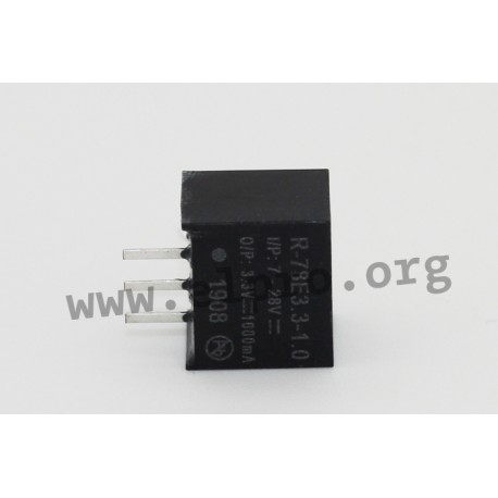 R-78E5.0-1.0, Recom DC/DC converters, 1A, SIL3 housing, R-78E-1.0 series