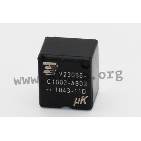 1393280-5, TE Connectivity high-current relays 30A, SPDT or SPST, K V23086 series