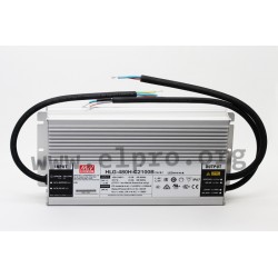 HLG-480H-C2100B, Mean Well LED switching power supplies, 480W, IP67, constant current, dimmable, HLG-480H-C series