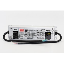 ELG-240-C700A-3Y, Mean Well LED-Schaltnetzteile, 240W, IP65, fester Ausgangsstrom, mit Schutzleiter PE, ELG-240-C Serie