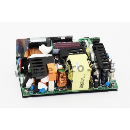 RPS-500-15, Mean Well switching power supplies open frame, 500W forced air, medical, Green PCB type, RPS-500 series
