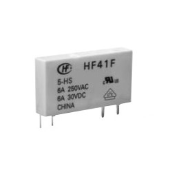 HF41F/012-ZST,Hongfa PCB relays, 6A, 1 changeover contact, HF41F series