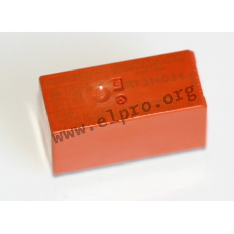 1-1393239-9,TE Connectivity PCB relays, 8 to 16A, 1 normally open or 1 changeover contact, RT1 series