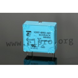 8-1393215-8,TE Connectivity PCB relays, 5-8A, 1 changeover contact, Schrack, Card E series