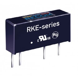 RKE-1205S/H,Recom DC/DC converters, 1W, SIL 7 housing, RKE series