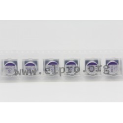 16SVPF1000MX, Panasonic electrolytic capacitors, SMD, 105°, low ESR, OS-CON, SVPF series