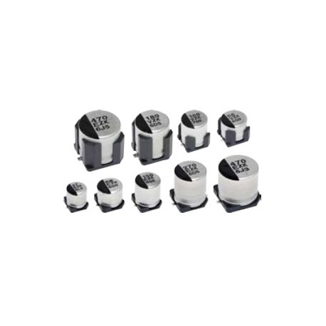 EEHZK1E151XP, Panasonic electrolytic capacitors, SMD, 125°, reflow, low ESR, hybrid, 4000h, ZK series
