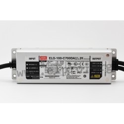 ELG-100-C350DA-3Y, Mean Well LED switching power supplies, 100W, IP67, constant current, dimmable, DALI interface, ELG-100-C ser