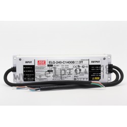 ELG-240-C1050B-3Y, Mean Well LED power supplies, 240W, IP67, constant current, dimmable, protective earth PE, ELG-240-C series