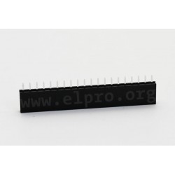 094-1-010-0-NTX-YS0, MPE Garry socket strips, single row, pitch 2,54mm, 094 series