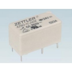 AZ963-1AE-5DE, Zettler PCB relays, 6A, 1 changeover or 1 normally open contact, AZ963 series