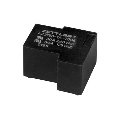 AZ2150-1A-24DF, Zettler PCB relays, 40A, 1 changeover or 1 normally open contact, AZ2150 series