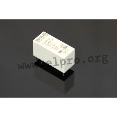 AZ742-2C-6D, Zettler PCB relays, 8 to 10A, 2 changeover or 2 normally open contacts, AZ742 series
