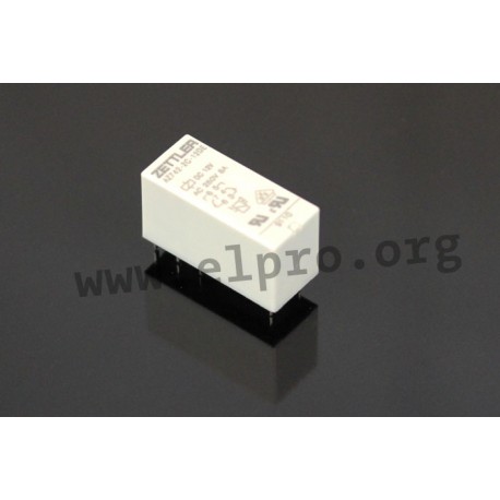 AZ742-2C-230A, Zettler PCB relays, 8 to 10A, 2 changeover or 2 normally open contacts, AZ742 series