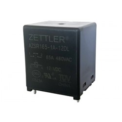 AZSR165-1A-12DL, Zettler Printrelais, 80A, 1 Schließer, AZSR165 Serie