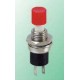 R13-24A-05-R, Shin Chin push button switch, 1 normally open contact, for Ø7,2mm cutout, R13-24A series R13-24A-05-R