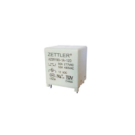AZSR190-1A-24DL, Zettler PCB relays, 90A, 1 normally open contact, AZSR190 series