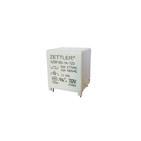 AZSR190T-1A-24DL, Zettler PCB relays, 90A, 1 normally open contact, AZSR190 series