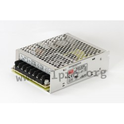 RID-65A, Mean Well switching power supplies, 65W, dual output, RID-65 series