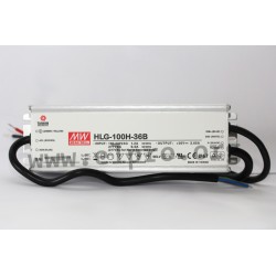 HLG-100H-42B, Mean Well LED drivers, 100W, IP67, dimmable, HLG-100H series