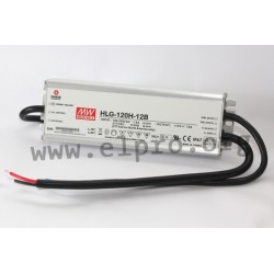 HLG-120H-20B, Mean Well LED drivers, 120W, IP67, dimmable, HLG-120H series