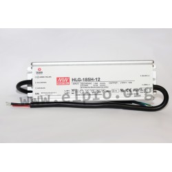 HLG-185H-42, Mean Well LED drivers, 185W, IP67, HLG-185H series