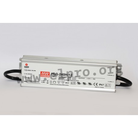 HLG-240H-48, Mean Well LED-Schaltnetzteile, 240W, IP67, HLG-240H Serie