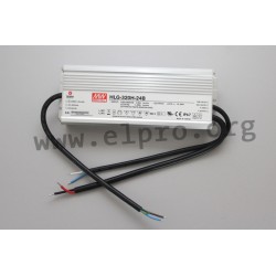 HLG-320H-20B, Mean Well LED drivers, 320W, IP67, dimmable, HLG-320H_B series