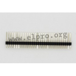 176-1-032-0-F-XS0-1030, MPE Garry pin headers, pitch 1,27mm, gold-plated, 176 series