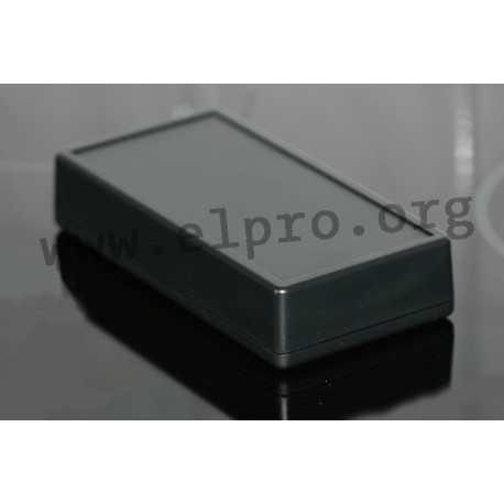 1599EBK, Hammond Universalgehäuse, mit schwarzer Wanne/Deckel, ABS, 1599 Serie