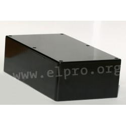 1591GBK, Hammond universal enclosures, with black or grey trough/cap, made of ABS, 1591 series
