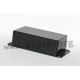 1591LFLBK, Hammond flanged enclosures, with black or grey trough/cap, 1591 series 1591LFLBK