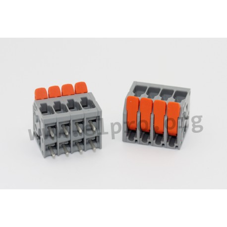 2604-1110, Wago Zugfederkraftklemmen RM5, 32A, mit Hebel, 2604 Serie